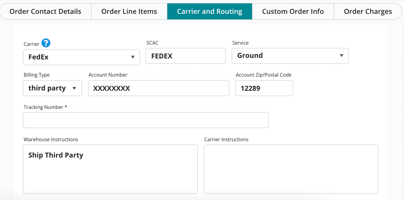Shipping on third-party accounts or with attached labels in Extensiv